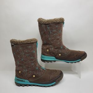 Merrell Silversun Waterproof Leather Winter Boots